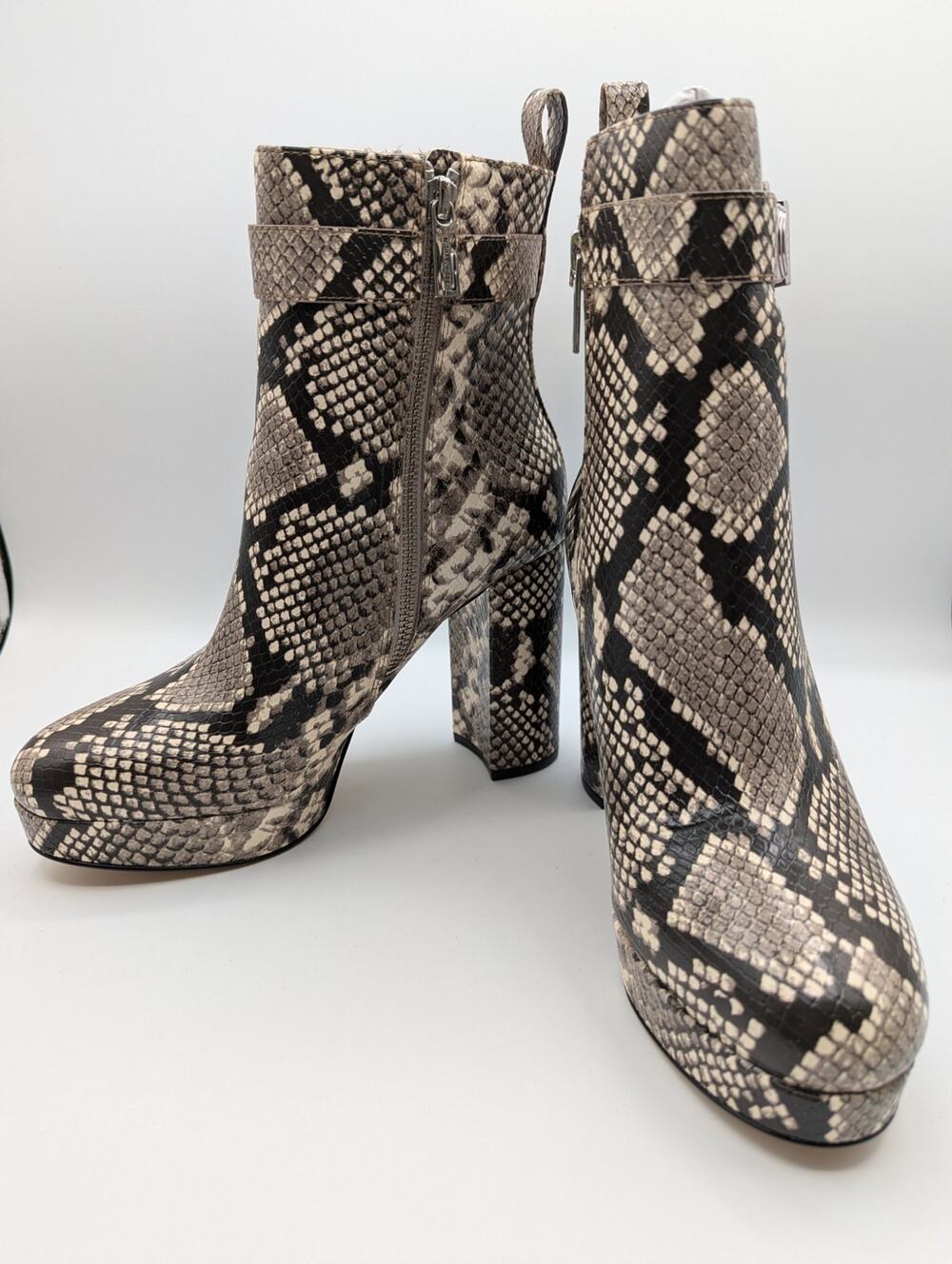 Michael Kors | Parker Faux Leather Platform Boot | Snakeskin Print | Size 8M